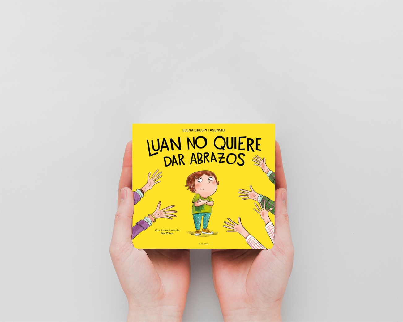 Luan no quiere dar abrazos
